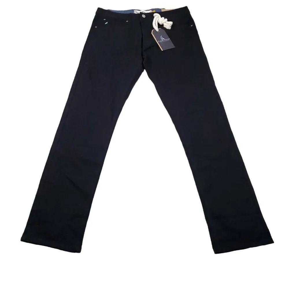 Tailor Vintage Canaan Slim Fit Tailor Smart Chino Pants Black Men's Size 32 x 32